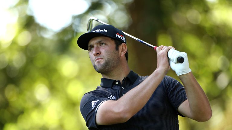 Jon Rahm during the third round of the BMW PGA Championship