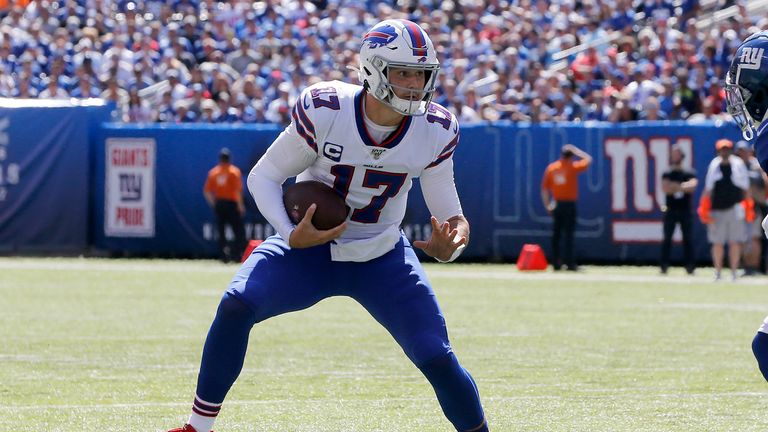 Josh Allen has the ability to break a big play with his legs