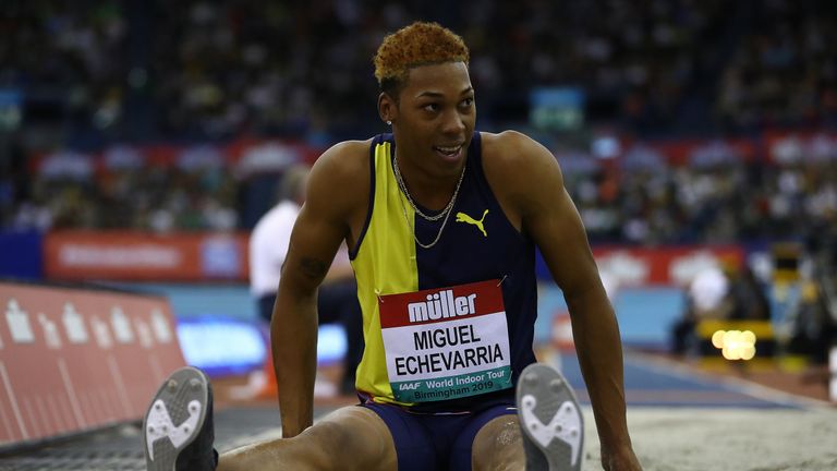 The 21-year-old jumped an incredible 8.92m in Havana back in March