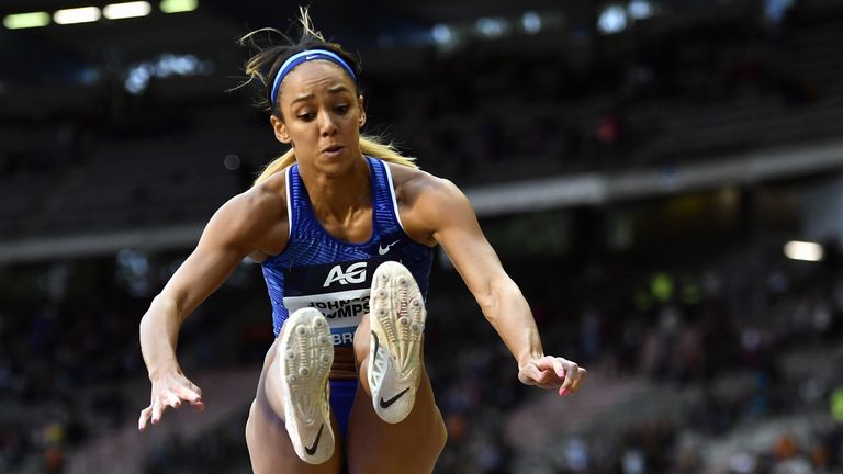 Katarina Johnson-Thompson finished third in the long jump with 6.73 m
