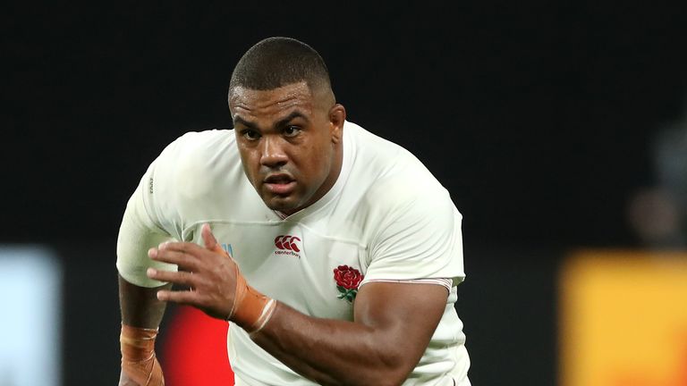 Kyle Sinckler of England looks on during the Rugby World Cup 2019 Group C game between England and Tonga at Sapporo Dome on September 22, 2019 in Sapporo, Hokkaido, Japan.