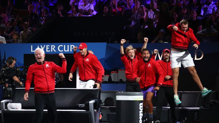 Team World looked to be heading for a first Laver Cup success after Taylor Fritz early victory