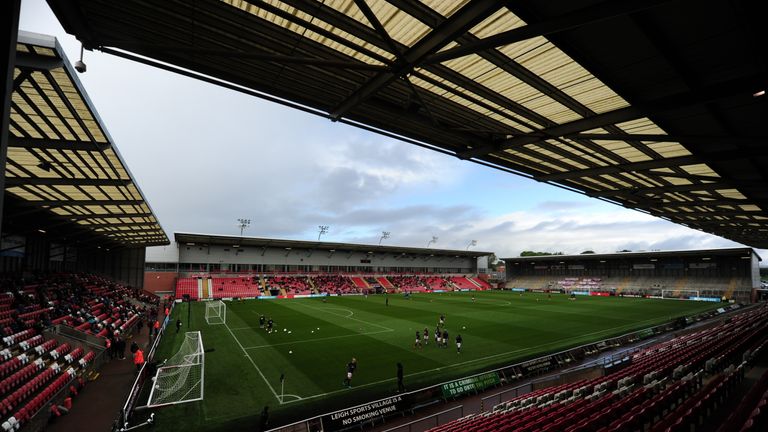 Manchester United v Liverpool - FA Women's Super League - Leigh Sports Village Stadium | A general view of Leigh Sports Village Stadium