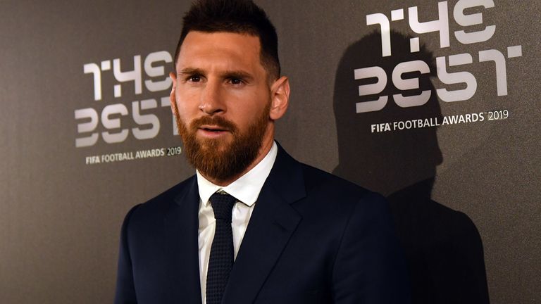 Lionel Messi during The Best FIFA Football Awards 2019 held in Milan