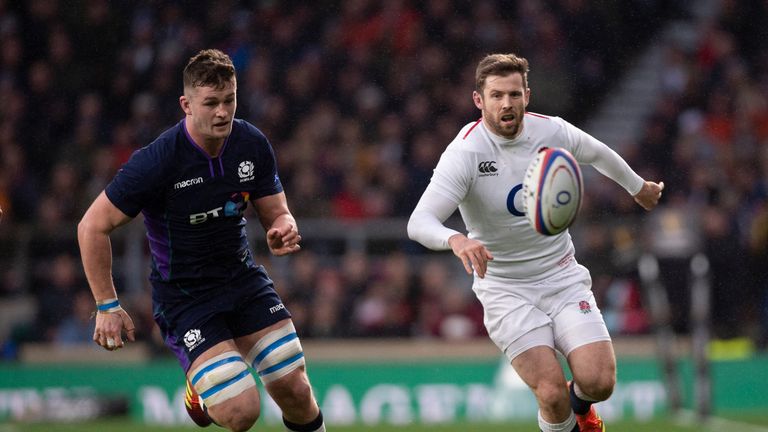 LONDON, ENGLAND - MARCH 16:  Daly of England during the Guinness Six Nations match between England and Scotland at Twickenham Stadium on March 16, 2019 in London, England. (Photo by Patrick Fox/Visionhaus/Getty Images)