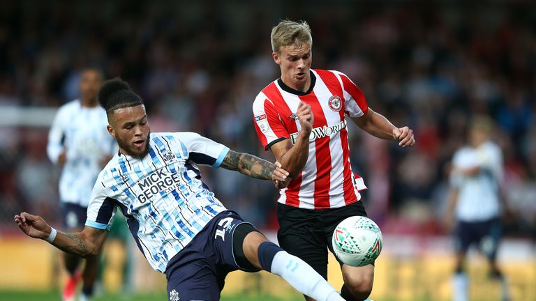 Marcus Forss signed for AFC Wimbledon on a season-long loan from Brentford.