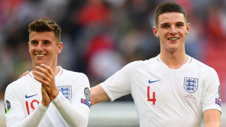 Mason Mount and Declan Rice