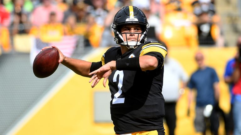 Mason Rudolph takes over as starter after the Steelers lost Ben Roethlisberger for the season