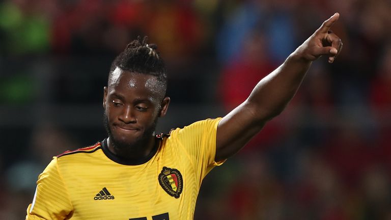 Michy Batshuayi's double helped Belgium to a routine victory