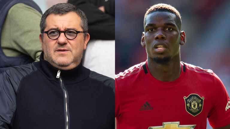 Mino Raiola ha criticado el manejo de United de Pogba