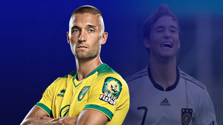 Moritz Leitner de Norwich ha disfrutado de un renacimiento en el fútbol inglés