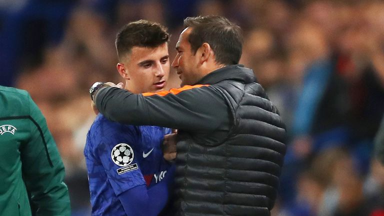Mason Mount was forced off with an injury against Valencia