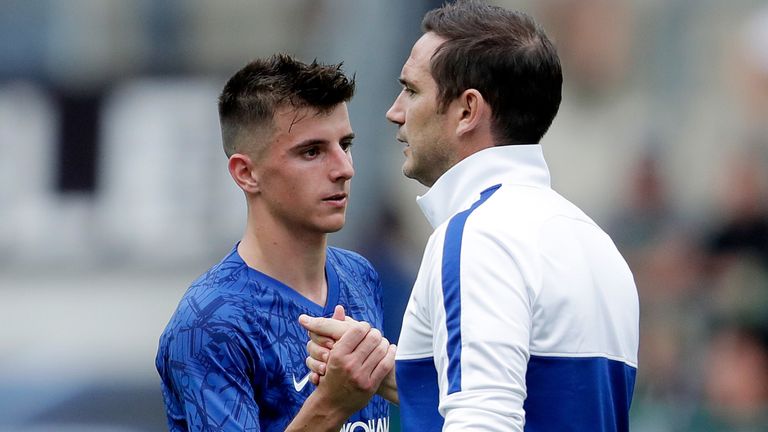 Mason Mount says he has undertaken extra training sessions with Frank Lampard 