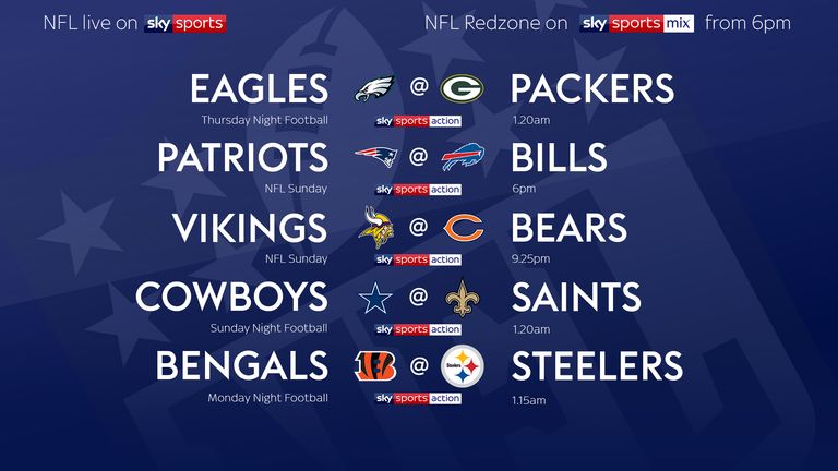 Your Week Four NFL fixtures!