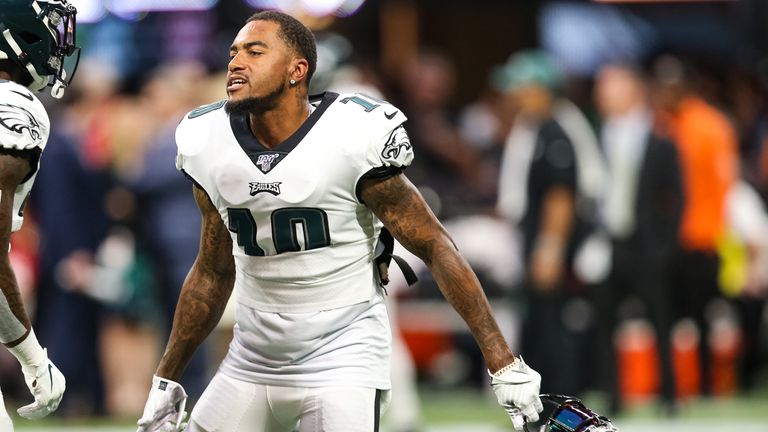 DeSean Jackson is recovering from an abdominal strain suffered the Eagles' defeat against the Falcons in Week 2