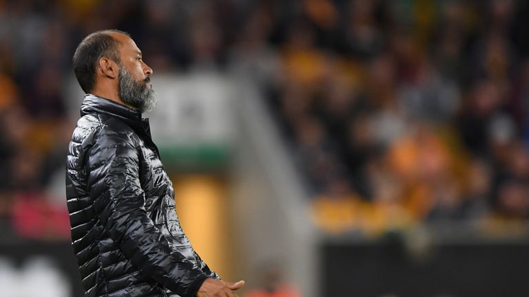 Nuno Espirito Santo admits his side are underperforming after another loss
