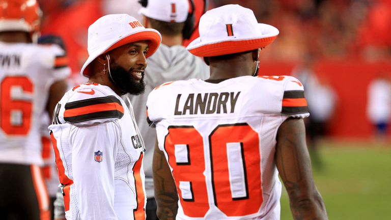 High school and college teammates Odell Beckham Jr and Jarvis Landry have been reunited in Cleveland