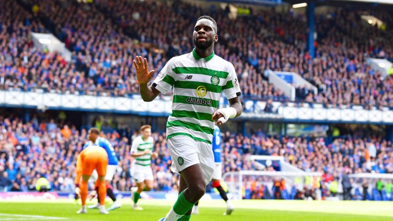 Celson Odsonne Edouard celebra su primer partido contra los Rangers