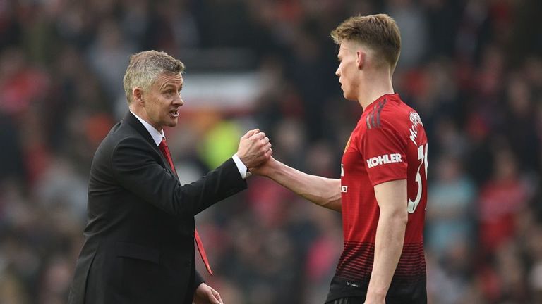 Scott McTominay Ole Gunnar solskjaer