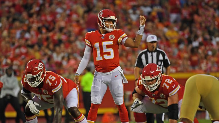 How many touchdowns will Patrick Mahomes throw this season after he managed a league-leading 50 last year?