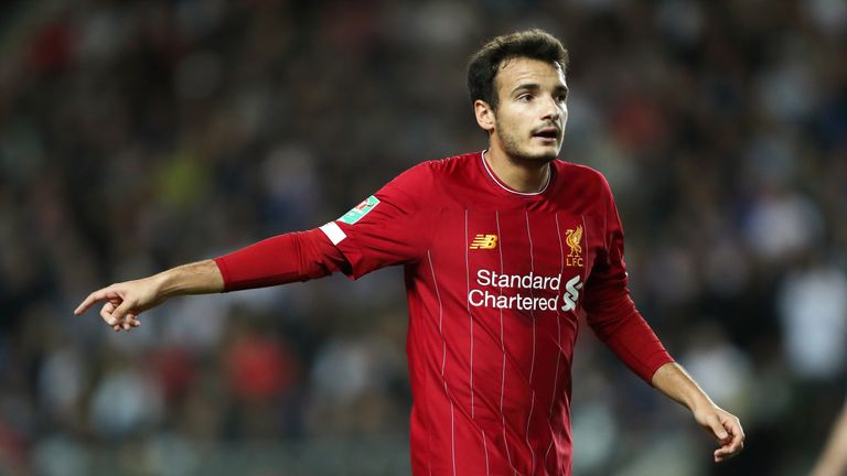 Pedro Chirivella  was a 63rd minute substitute in Liverpool's Carabao Cup win over MK Dons