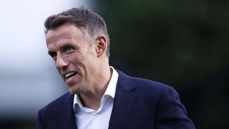Phil Neville has been speaking about his happiness in the role of England Women's manager