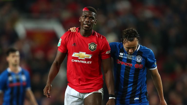 Paul Pogba reflects following Manchester United's Carabao Cup win over Rochdale.