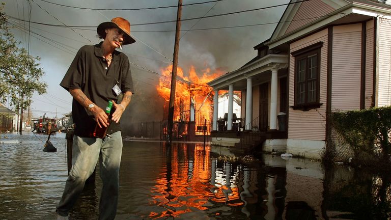 Hurricane Katrina decimated Louisiana