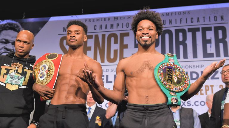 Spence Jr vs Porter: Errol Spence Jr and Shawn Porter successfully ...