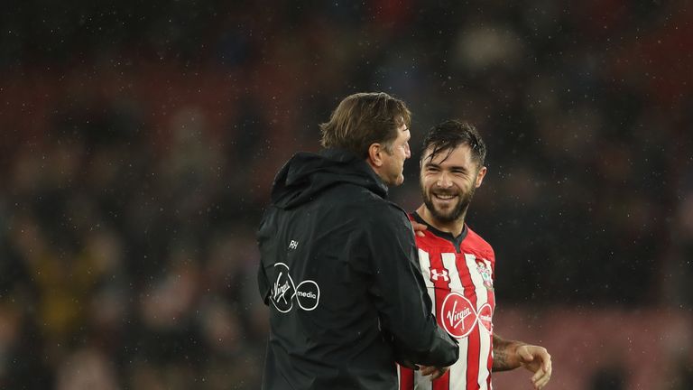 Charlie Austin scored the winner in Ralph Hasenhuttl's first home game in charge of Southampton last December