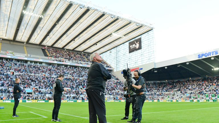 Attendances have been dwindling at St James' Park in recent months