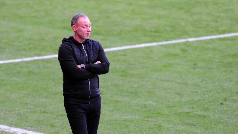 SWANSEA, WALES - SEPTEMBER 14: Steve Cooper Head Coach of Swansea City in action during the Sky Bet Championship match between Swansea City and Nottingham Forest at the Liberty Stadium on September 14, 2019 in Swansea, Wales. (Photo by Athena Pictures/Getty Images)