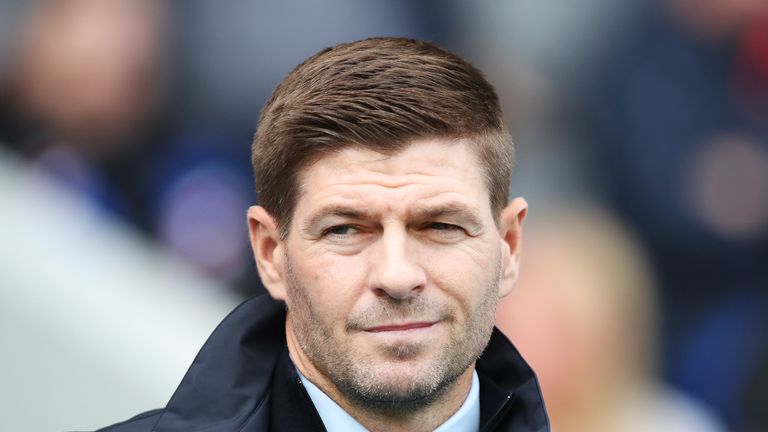 Rangers manager Steven Gerrard