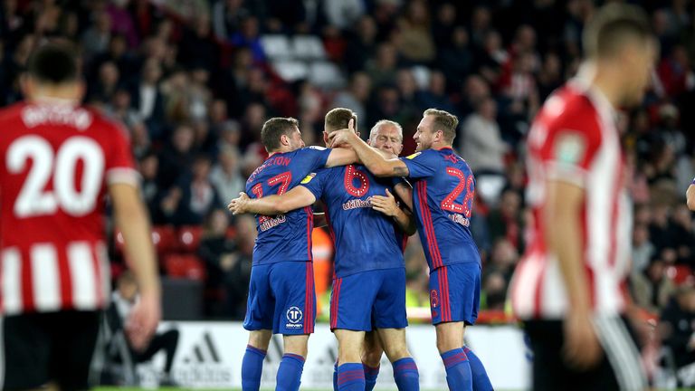 Sunderland's Max Power (6) celebrates scoring against Sheffield United