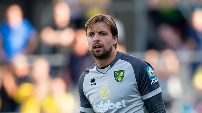 Norwich goalkeeper TIm Krul