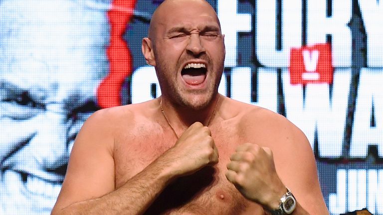 Tyson Fury pelea contra Otto Wallin el sábado