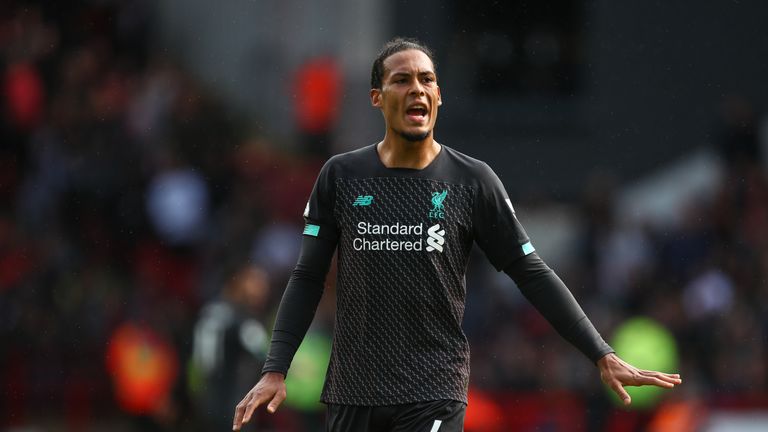 Virgil van Dijk helped Liverpool to a second clean sheet in the Premier League this season against Sheffield United