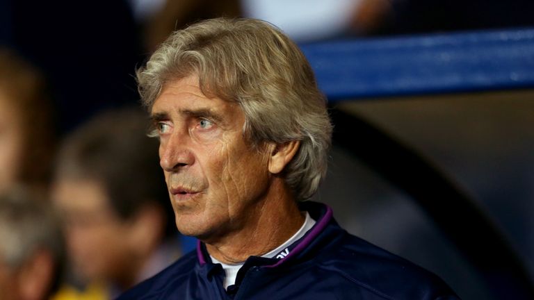 West Ham United manager Manuel Pellegrini before the Carabao Cup, Third Round match at Oxford
