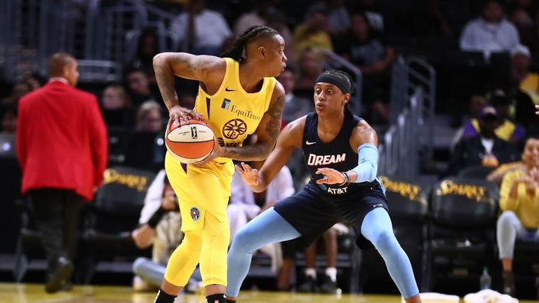Atlanta Dream v Los Angeles Sparks in the WNBA