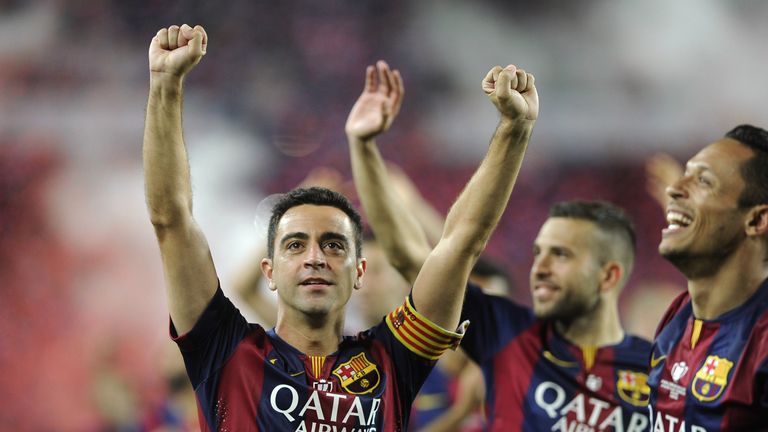 Xavi won 25 trophies in a glorious 17-year career with Barcelona