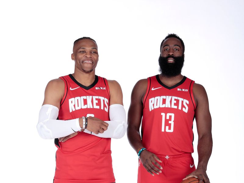 James Harden and Russell Westbrook on the Great Houston Rockets