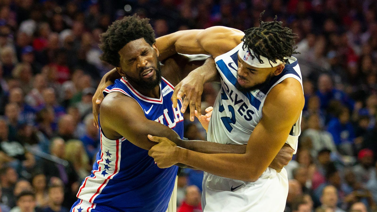 NBA suspend Karl-Anthony Towns and Joel Embiid for two games | NBA News | Sky Sports