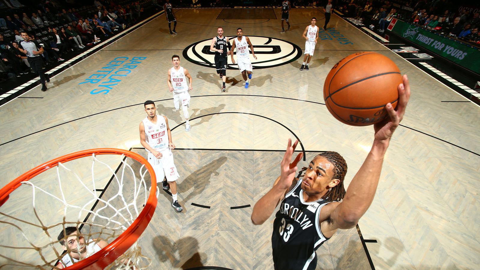 Brooklyn Nets Round Off Rout Of Franca In Style With Nicolas Claxton ...