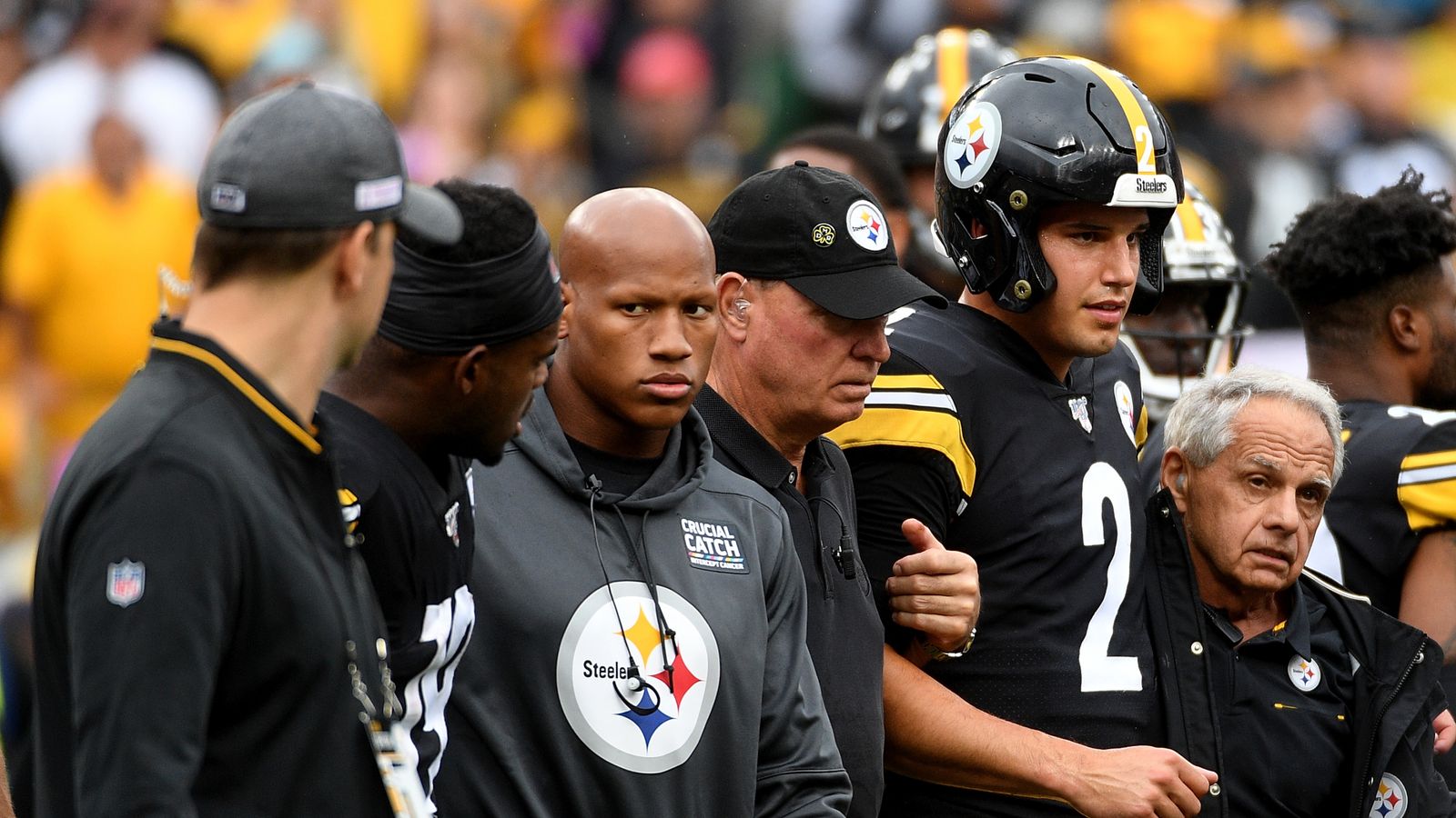 Pittsburgh Steelers quarterback Mason Rudolph knocked out in Baltimore  Ravens loss | NFL News | Sky Sports