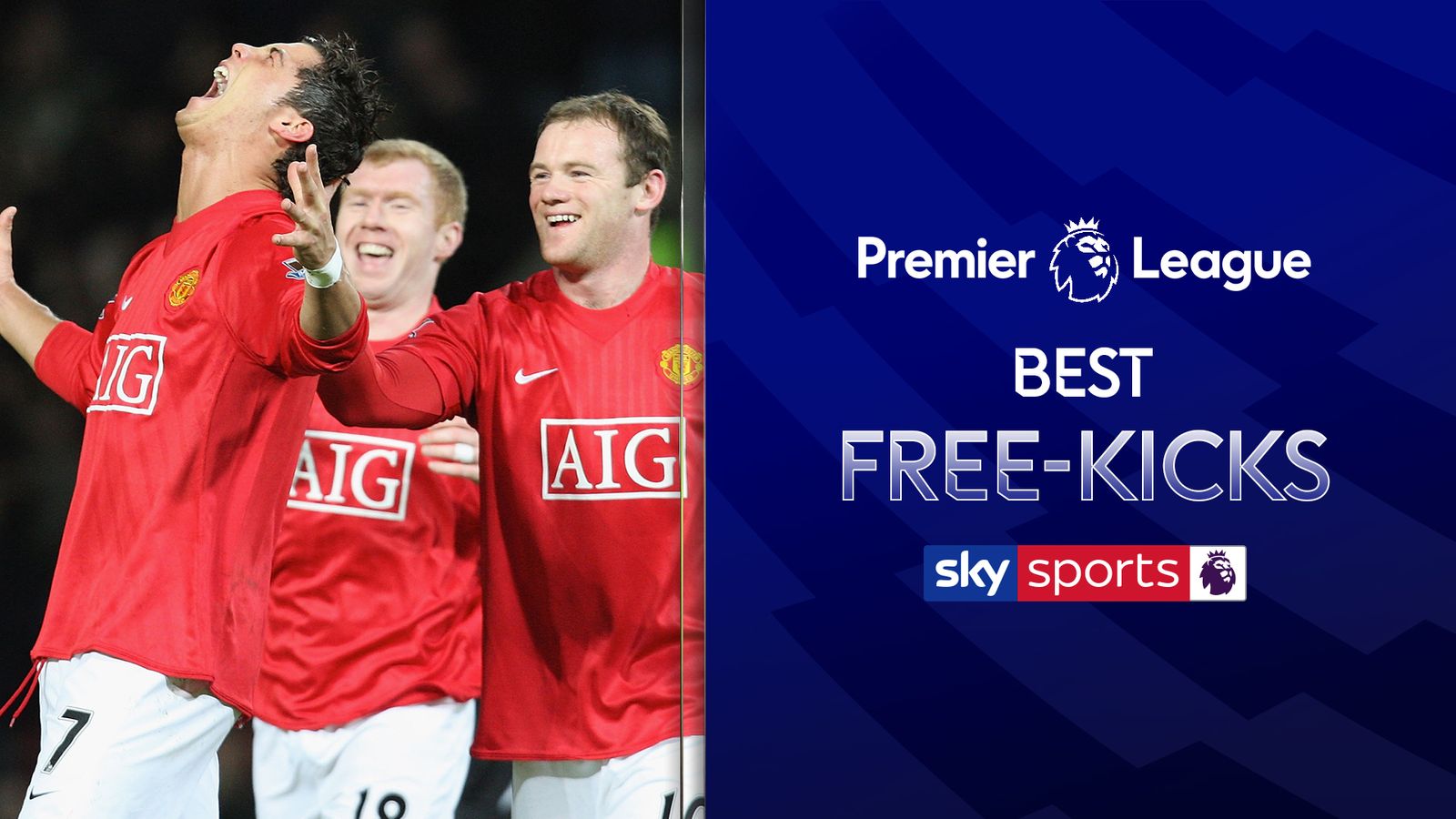 Marcus Rashford freekick compared to other iconic Premier League set