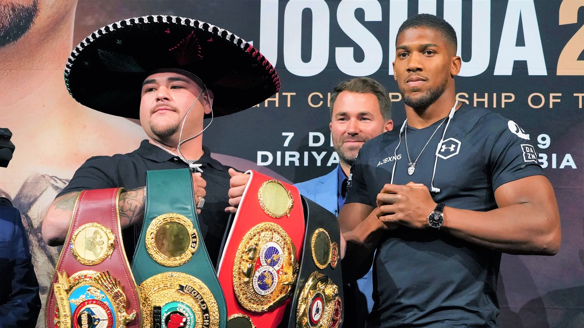 Ruiz Jr vs Joshua 2 What time is Anthony Joshua in the ring? Boxing News Sky Sports