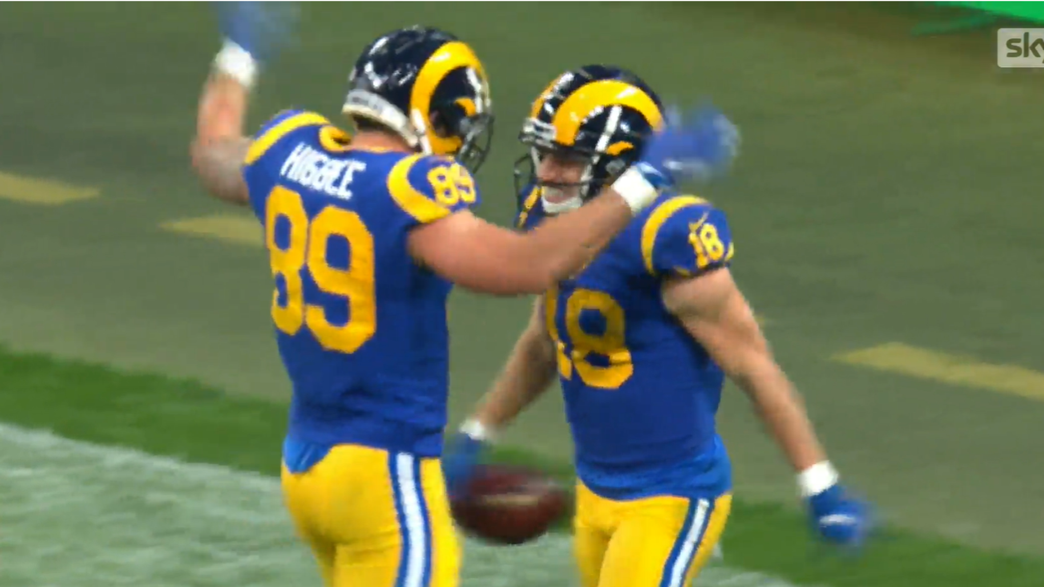 LA Rams Cooper Kupp is hot today, but Robert Woods is warming up too