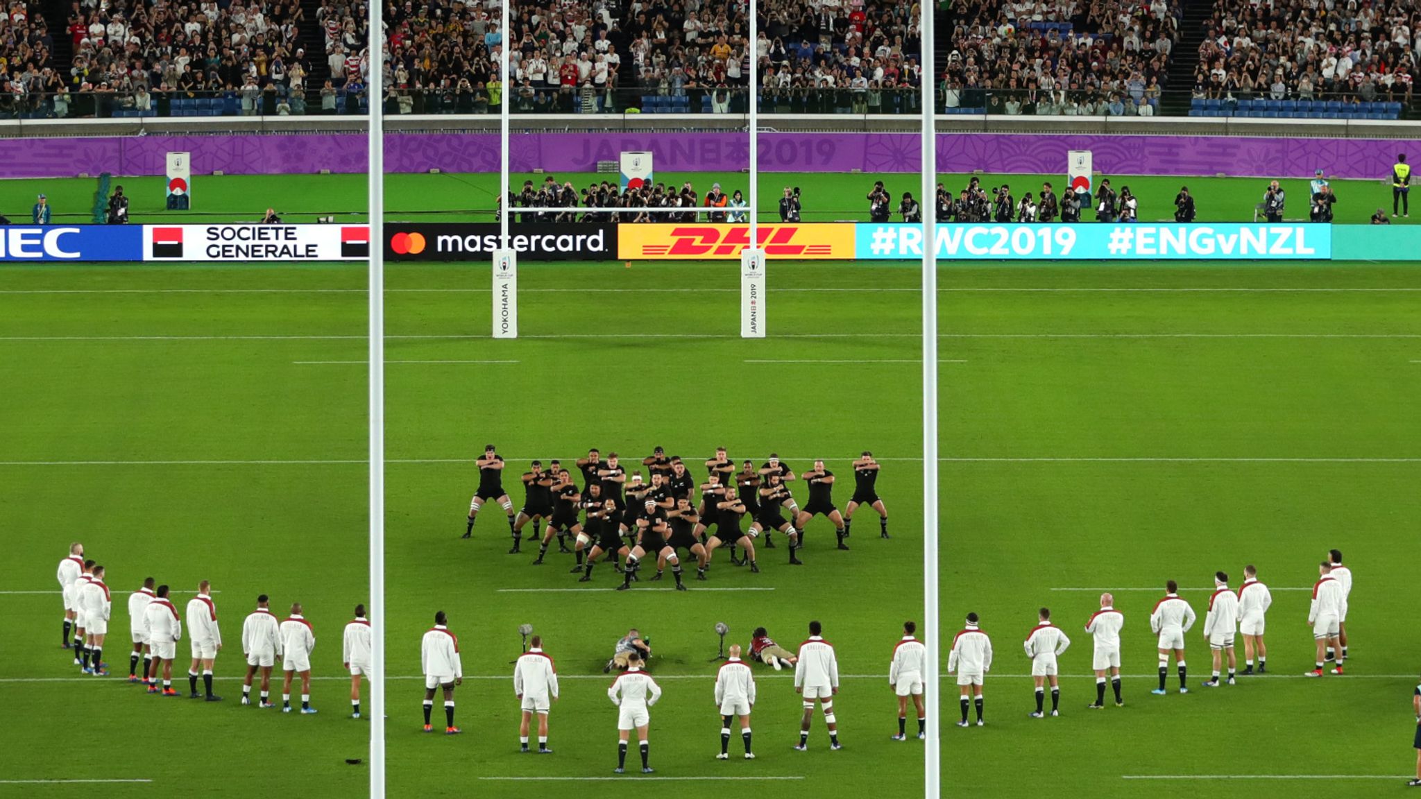 Rugby World Cup England fined for haka response vs New Zealand Rugby Union News Sky Sports