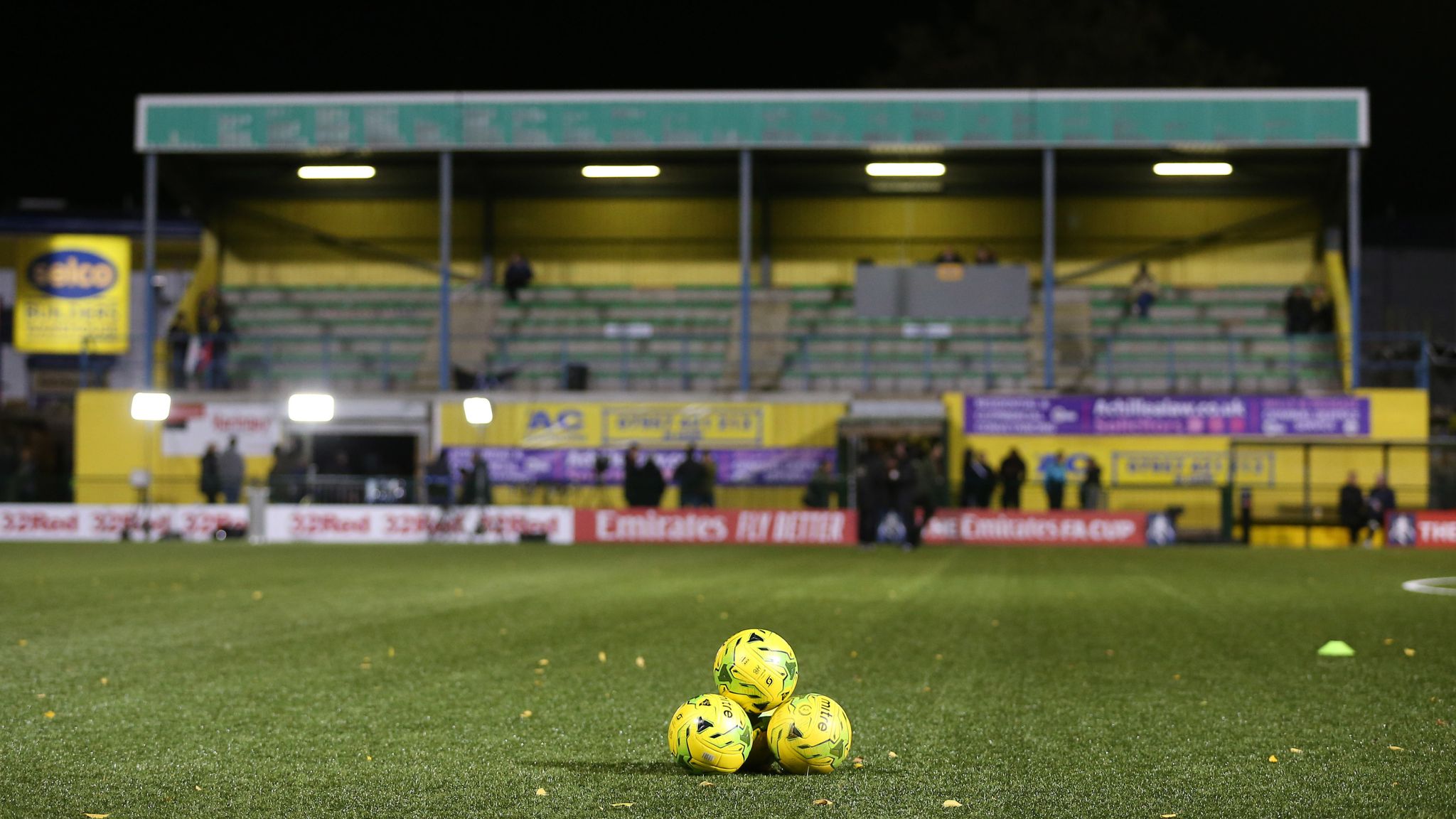Two men arrested after Haringey Borough vs Yeovil game abandoned over