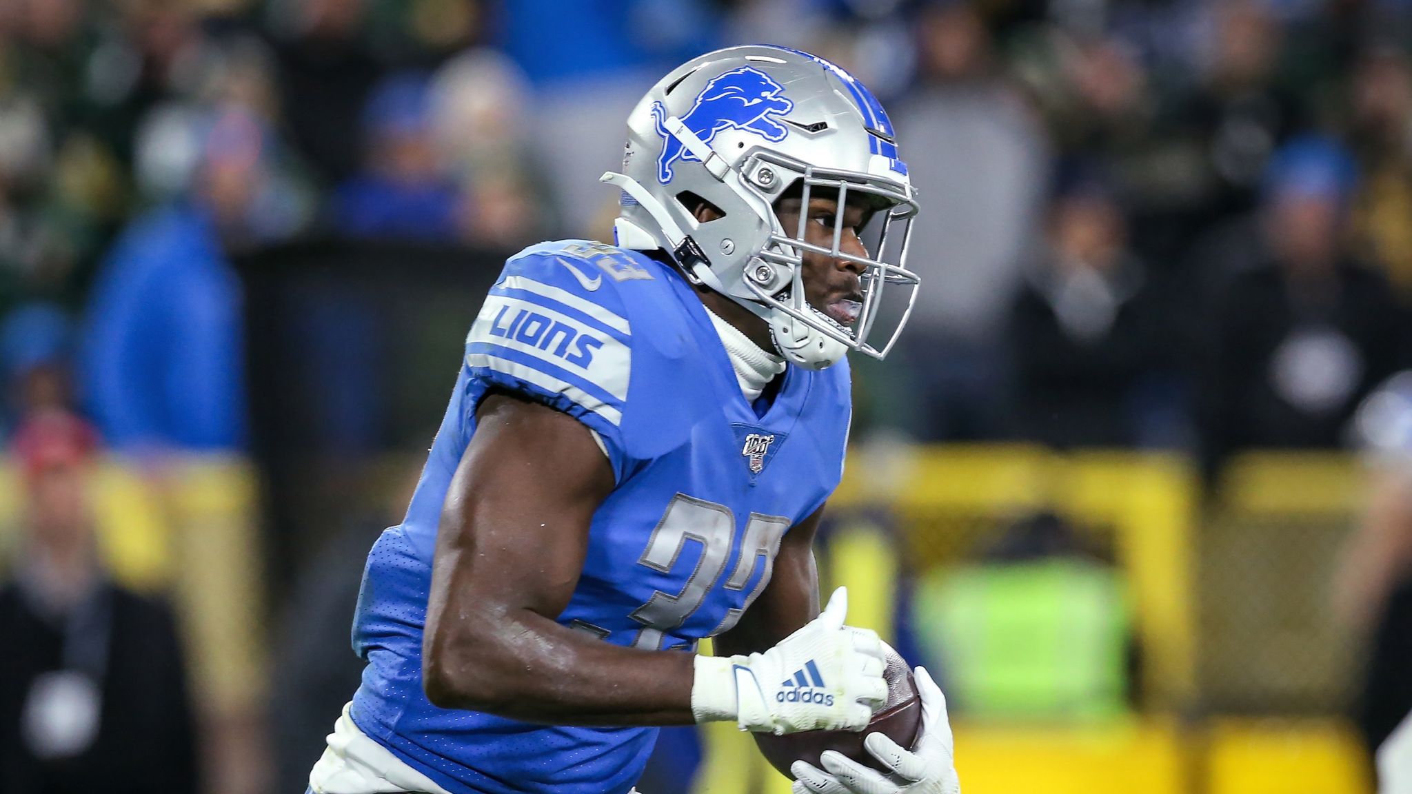 Kerryon Johnson looking forward to 2nd season with Lions